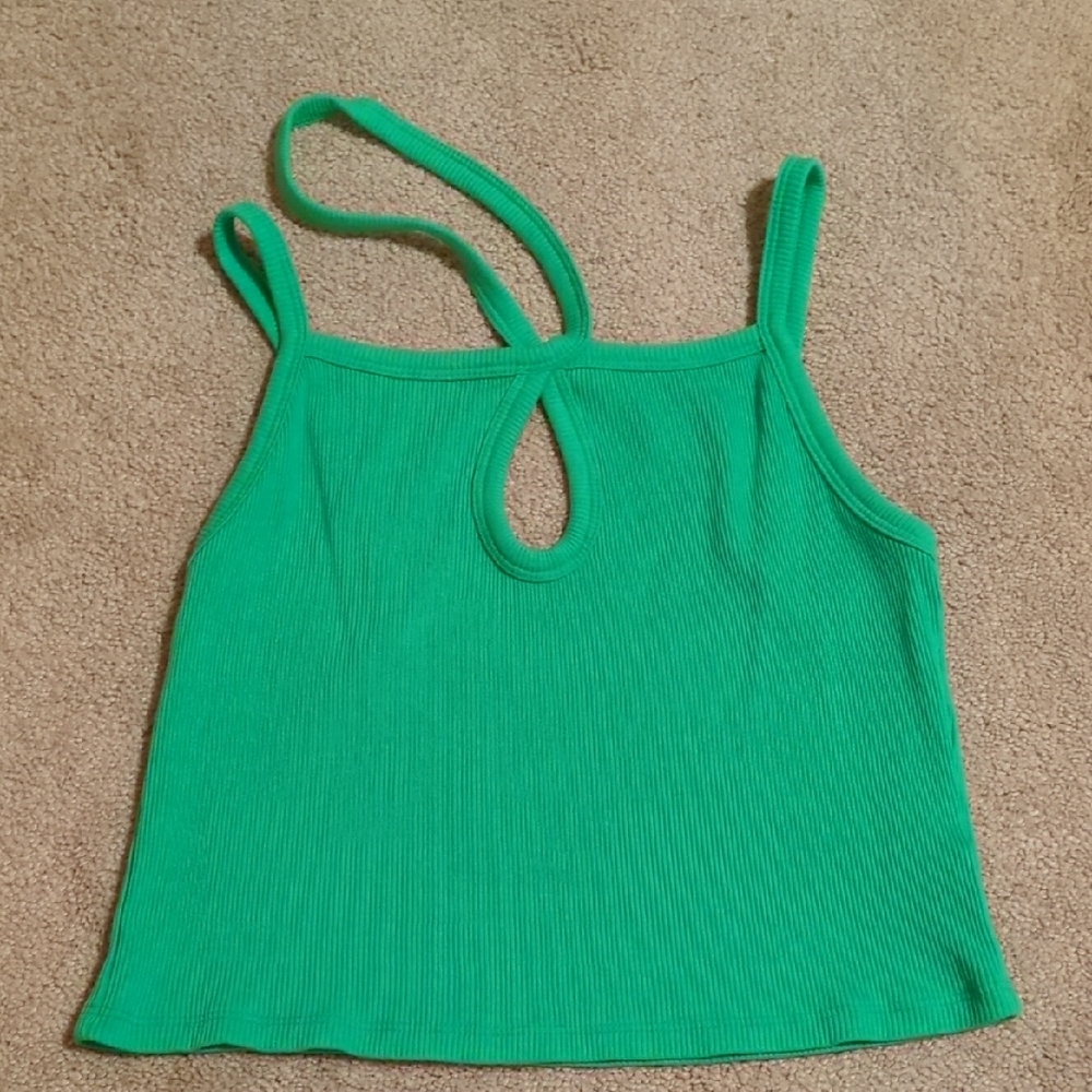 American Eagle Keyhole Halter Tank